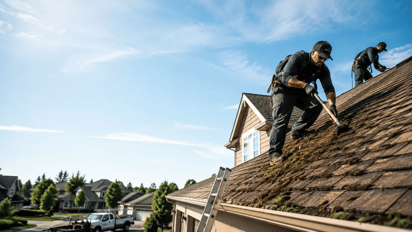 Roof Moss Removal in State Line, MS near me